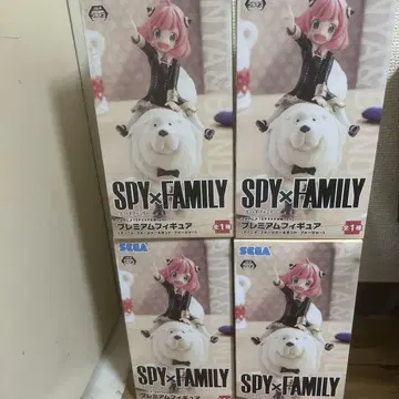 아냐 포저 & 폰드 포저 프리미엄 피규어 4개