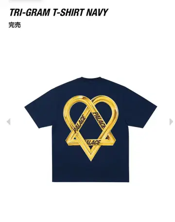 TRI-GRAM T-SHIRT NAVY 미사용 새상품