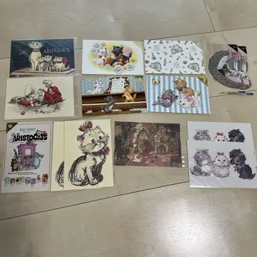 디즈니 아리스토캣 마리 베를리오즈 루즈 엽서