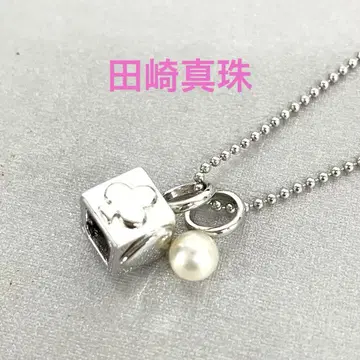 타사키 펄&큐브 모티브 펜던트
