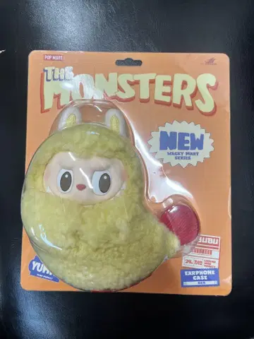 POP MART 러브브 이어폰 케이스 봉제 인형 키링 새우 플라이