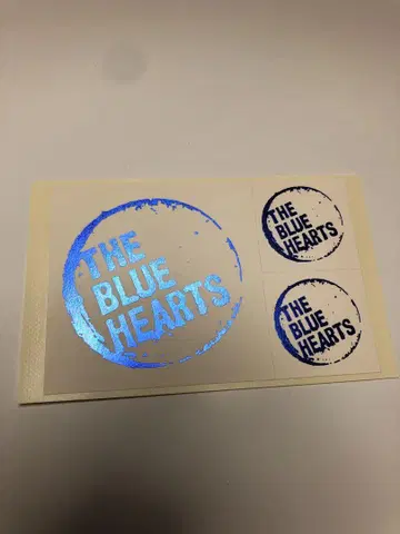 THE BLUE HEARTS 스티커 2