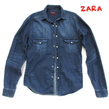 [ ZARA MAN ] 자라 빈티지 데님 셔츠 0131