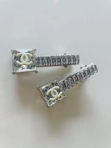 크리스탈 헤어 클립 반짝이 헤어 클립