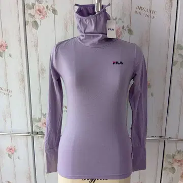 Fila 새상품 미사용 택 포함 연보라 라벤더색 긴팔 티셔츠 M