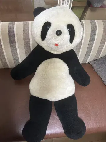 쇼와 레트로 팬더 봉제 인형