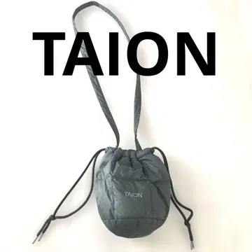 TAION 복조리형 숄더백 카키색