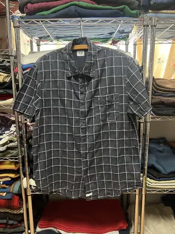 00s 06ss c.p company 반팔 셔츠 체크