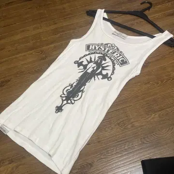 레어 HYSTERIC GLAMOUR 탱크탑 화이트