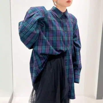 KBF BIG 체크 셔츠 KBF