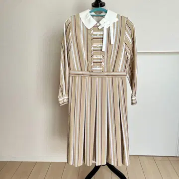 택 포함 미착용 Jane Marple 스트라이프 원피스