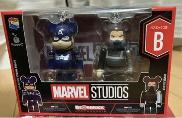 Happy 복권 MARVELx 베어브릭 페어 박스 B상 미개봉품