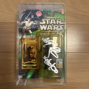STAR WARS JEDI Force File 다스 몰 친필 사인