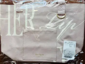 Herlipto 나고야 HLT DAIRLY LOGO TOTE 로즈