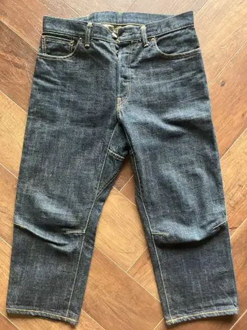 SANCA 산카 7부 기장 크롭 데님 팬츠