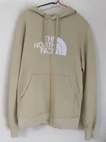 THE NORTH FACE 베이지 후드 부착 후드티 M