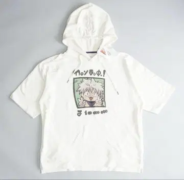 graniph HUNTER x HUNTER 키루아 반팔 후드티 L
