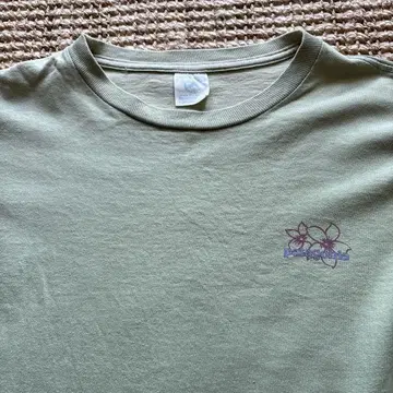 patagonia 하이비스커스 프린트 90년대 오가닉 코튼 미국제