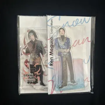 SnowMan 메구로 렌 아크릴 스탠드 2개 세트