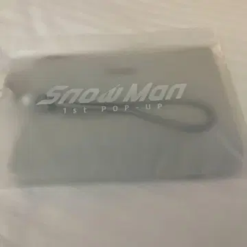 미사용 새상품 Snow Man 1st 팝업 한국 서울 미니 파우치