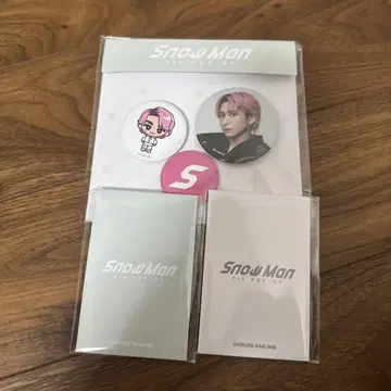 Snow Man 사쿠마 다이스케 3종 세트