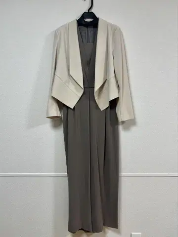 AIMER 스트레이트 팬츠 올인원(9호:M 상당), 자켓(L)