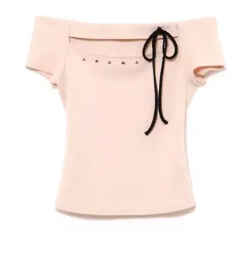 ANDMARY Dada ribbon tops pink beige