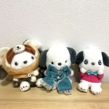 산리오 포차코 마스코트 키링 3개 세트