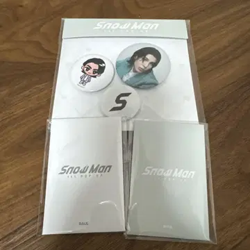 Snow Man 캔뱃지