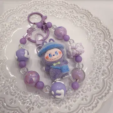 재고 소량 LABUBU 봉제 인형 키링 스트랩