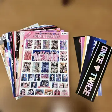 TWICE 포토 포스터 스티커 슬로건
