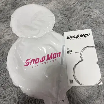 즉시 발송 Snow Man 1st POP-UP 한정판 벌룬