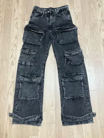 ZARA 유틸리티 카고 팬츠 그레이 EUR38