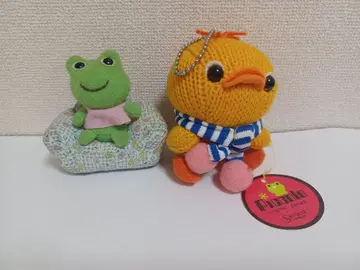 SHINADA 마스코트 세트 병아리 개구리 헤이세이 레트로