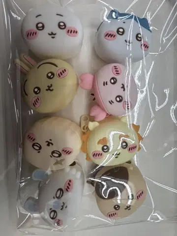 치이카와 (먼작귀) 얼굴 미니 실리콘 파우치 전종