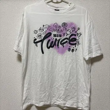 TWICE This is forT 셔츠 M 사이즈 화이트