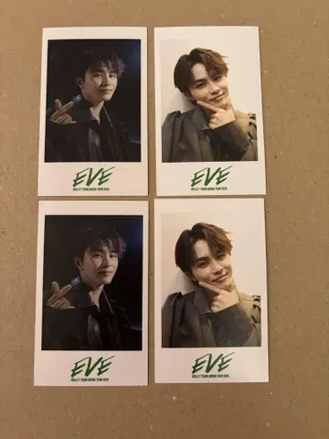 [ 당일 발송 ] [ 4장 세트 ] 초특급 미니 사진 EVE 타쿠야