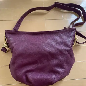 [ 새상품급 ] 버건디 가죽 숄더백