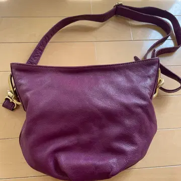 [ 새상품급 ] 버건디 가죽 숄더백