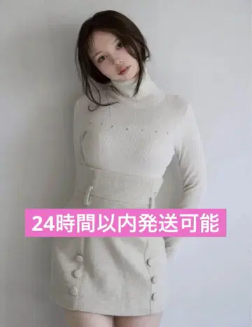 andmary Mary turtle knit tops 아이보리