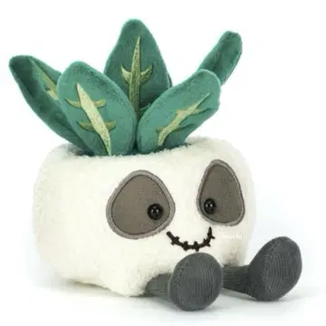 jellycat Amuseables Skull Planter 봉제 인형