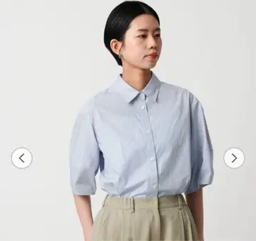 형태 슬리브 스트라이프 셔츠 새상품, 택 포함
