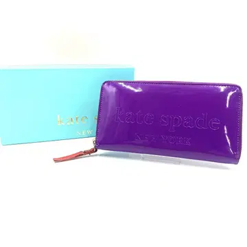Kate Spade 케이트 스페이드 지갑 에나멜 퍼플