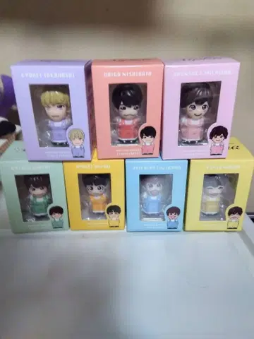 나니와단시 손가락 인형 7체(전원) 세트