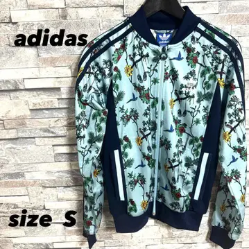 새상품급 adidas 아디다스 여성용 트랙 자켓 올 패턴 레어 S