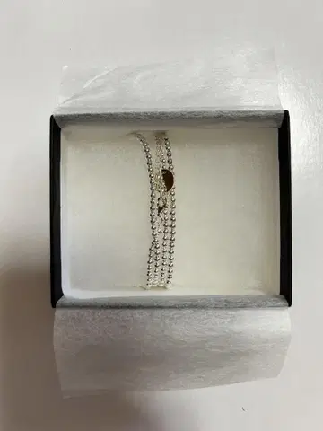 ops. 볼 체인 목걸이 실버