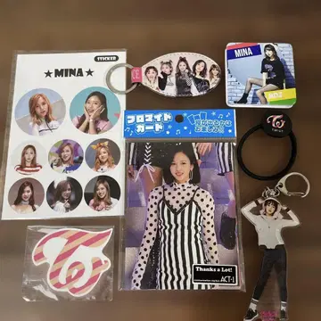 TWICE 미나, TWICE 스티커, 키링, 거울, 브로마이드 카드