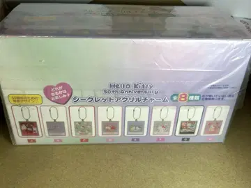 산리오 키티 50주년 시크릿 아크릴 참 B 컴플리트 8종