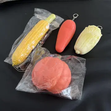 스퀴즈 채소 모양 4종 세트