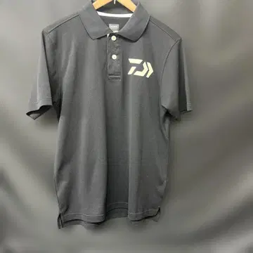 새상품급 DAIWA 다이와 반팔 피케 셔츠 블랙 L